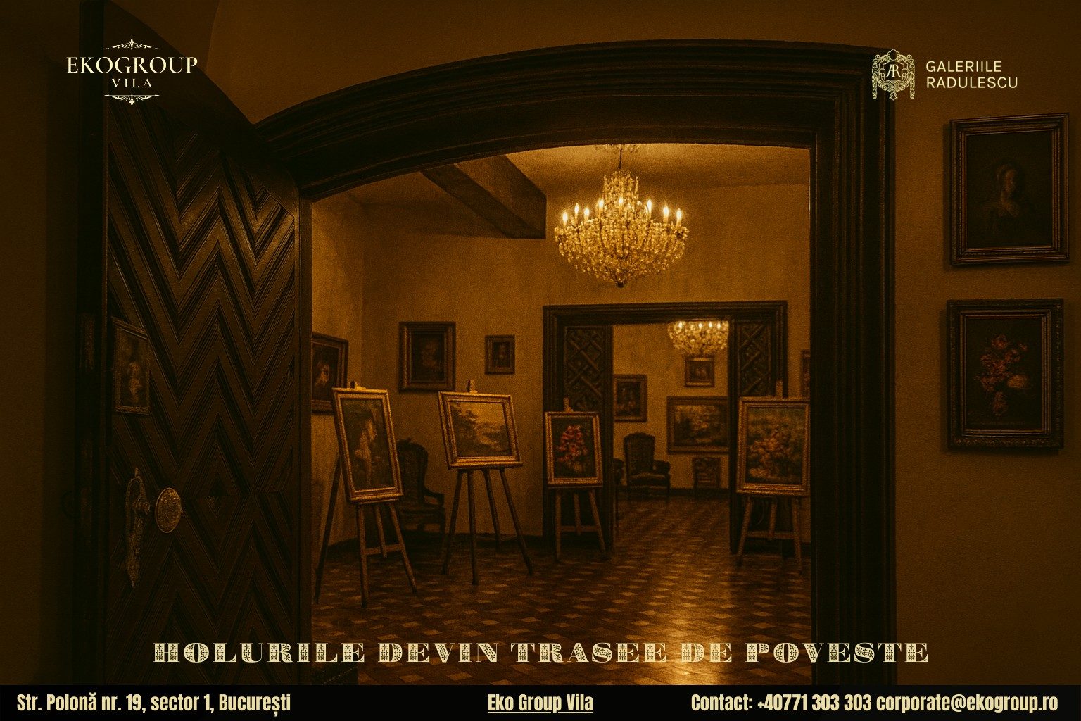 Tradiții de Crăciun în expoziția Eko Group Vila: o evocare a spiritului interbelic al anilor ’30